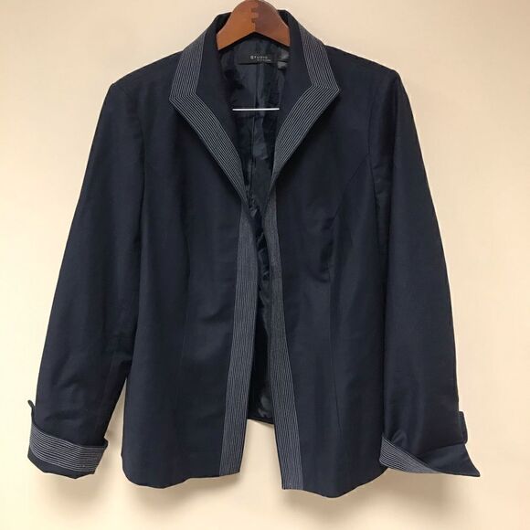 Studio by Liz Claiborne navy jacket. Size 2X - Picture 1 of 6
